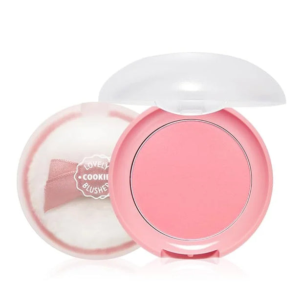 ETUDE Lovely Cookie Blusher - Grapefruit Jelly 4g | Glowing & Natural Powder Blush with Long-Lasting Sebum Control | Easy ...