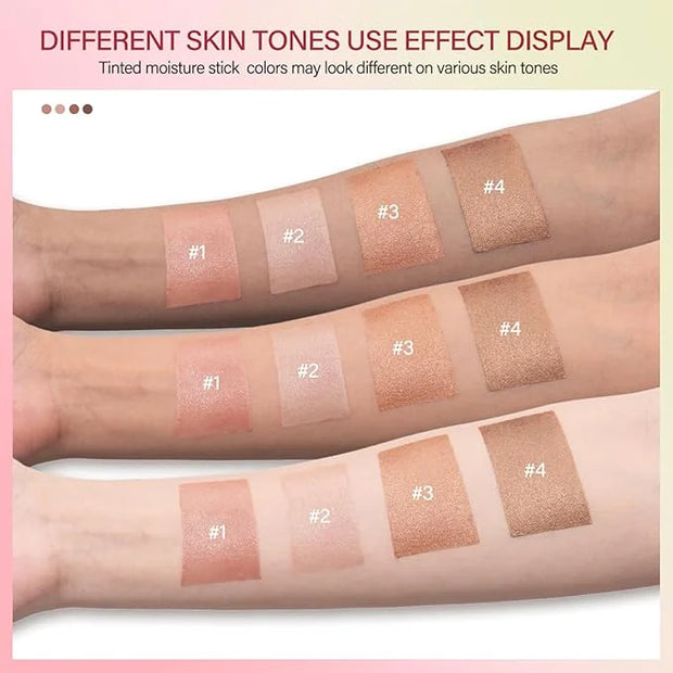 Cream Bronzer Stick,Contour Stick Facial Contouring Stick,Long Lasting Highlighter Waterproof Highlight Makeup,Buildable S...
