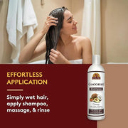 OKAY COCONUT OIL DEEP MOISTURIZING SHAMPOO 12oz / 355ml - Product Image