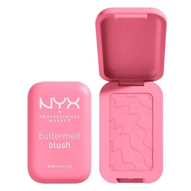 NYX PROFESSIONAL MAKEUP Buttermelt Powder Blush, Fade and Transfer-Resistant Blush, Up to 12HR Make Up Wear, Vegan Formula...