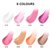Boobeen Non-Sticky Lip Oil-8Pcs, Plumper Lip Gloss Set, Fruit Flavoured Hydrating Lip Gloss, Dry Lips Treatment for High S...