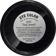 Teal Jewel Shimmering Green Emerald Forest Pressed Powder Single Vegan Eyeshadow; Talc, Paraben & Cruelty Free - Product I...