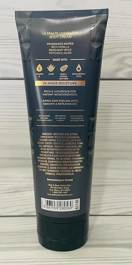 Bath and Body Works Vanilla Noir Body Cream, 8 oz, Pack of 2 - Product Image