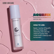 Chemist Confessions Aquafix Hydrating Water Gel - Moisturizing, Oil-Free Facial Water Gel - Face Moisturizer for Intense H...