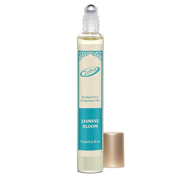 Zoha Jasmine Bloom - Jasmine Perfume for Women and Men, Alcohol Free Perfume Oil Roll On, Long Lasting Natural Clean Fragr...