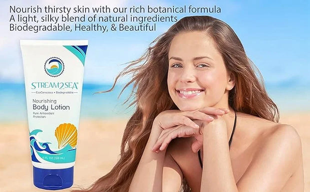STREAM 2 SEA 6 Pack Natural Travel Sized Toiletries, 1oz Paraben Free Sample Size Shampoo, Conditioner, Lotion, Mineral Su...