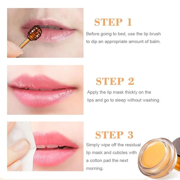 2 PCS Bee Lip Balm Honey