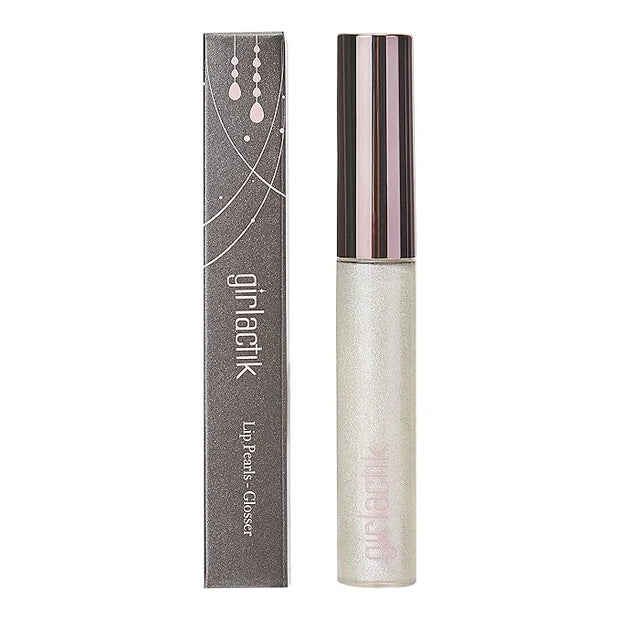 Girlactik Lip Pearls Glosser - Lustrous (Clear/Iridescent Rainbow Sparkle) - 7 g / .24 oz - Product Image