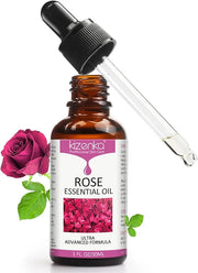Rose Essential Oil, Face Rose Oil, Moisturizer Rose Oil, Anti Ageing & Anti Wrinkle Serum, Rose Oil for Face, Skin Care, 1...