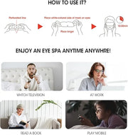 Epielle Steam Eye Mask Pack of 6 for Dry Eyes and Puffiness Helping Sleep with Melatonin Steam Moisture Self Inflate Heate...