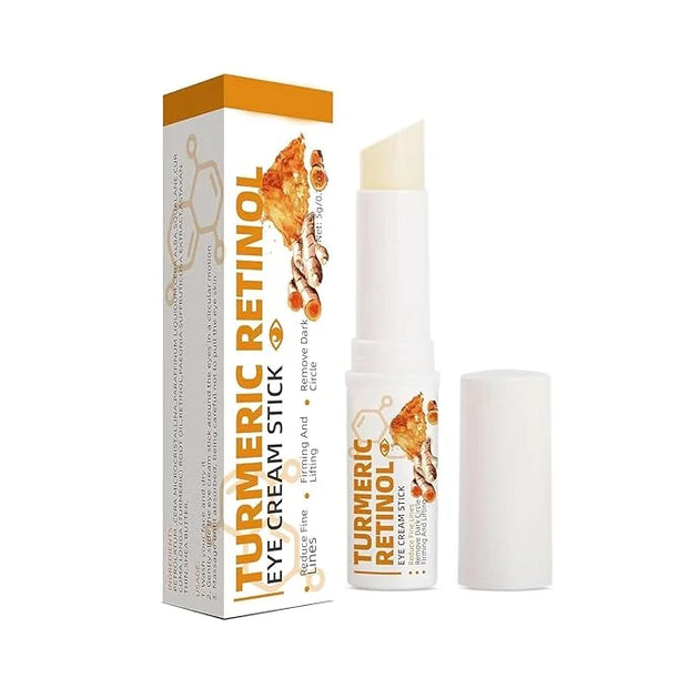 Lumibalm for Under Eye Bags, Turmeric Retinol Eye Cream Stick, Retinol Eye Cream Stick for Dark Circles, Wrinkles, Anti-Ag...