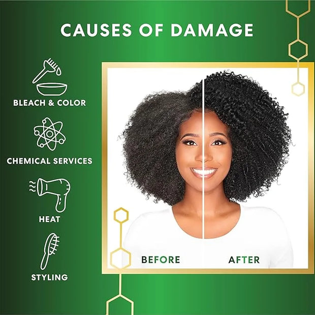 Palmer's Amino Bonding Complex Hair Oil, Healing Treatment with Coconut Oil & Vitamin E, Heat Protectant, Anti Frizz, Adds...