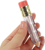 Garneck 12pcs Pencil Shaped Empty Lip Gloss Tubes 5ml Refillable Gloss Bottles For Diy Cosmetics Clear Mini Lip Oil Contai...