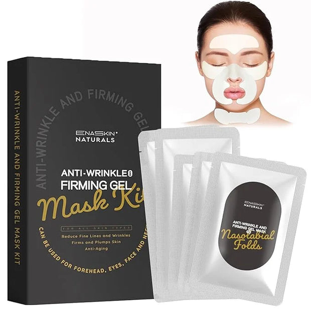 Enaskin Naturals Anti Wrinkle Face Patches Anti Wrinkle Gel Face Masks (1 Pack) - Product Image