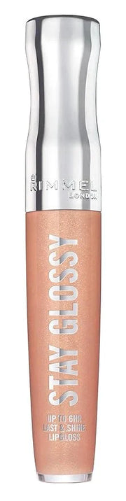 Rimmel Stay Glossy Lip Gloss - Non-Sticky and Lightweight Formula for Lip Color and Shine - 120 Non-Stop Glamour, .18oz - ...