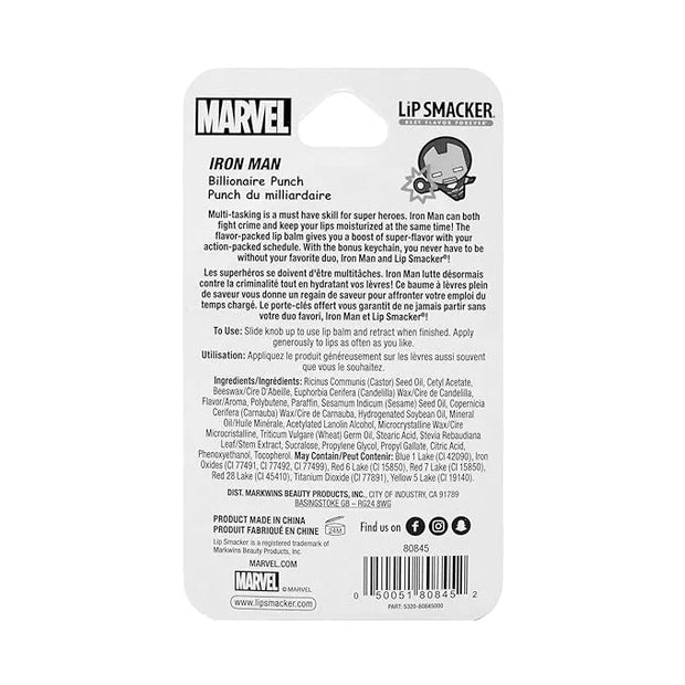 Lip Smacker Marvel, keychain, lip balm