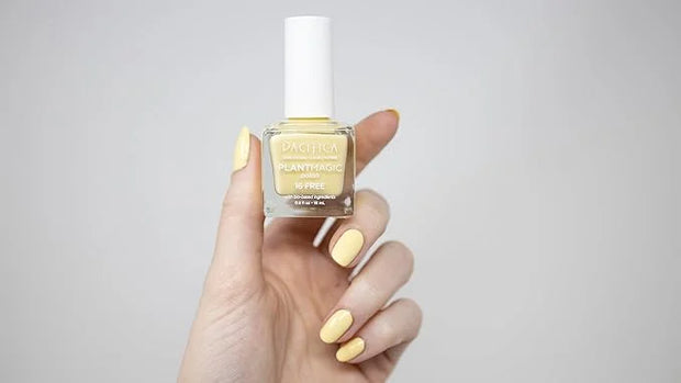 Pacifica Natural Nail Polish– Plant Magic Yellow Nail Polish - Plant Based, Non-Toxic & Clinically Tested - Lasting Colors...