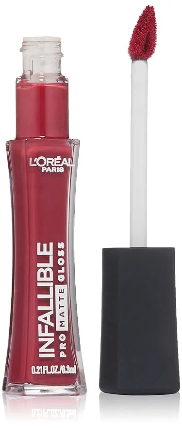 L’Oréal Paris Infallible Lip Pro Matte Gloss, Rouge Envy, 0.21 fl. oz. - Product Image