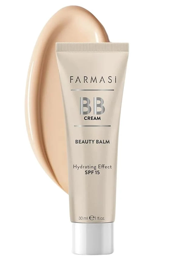 FARMASi Make Up BB Cream Beauty Balm, Full-Coverage Foundation, Concealer, Moisturizer BB Cream for All Skin Types, 1 fl. ...
