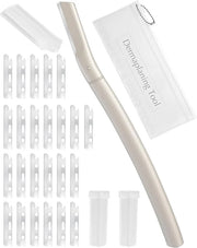 Dermaplane Razor for Face Professional, Facial Razors for Women&Men Face with 20 Blade Refills, Eyebrow Razor for Women an...