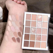 20Colors Rose Gold Dark Brown Nude Basics Matte Eyeshadow Palette,Eye Shadow Travel Makeup Palette all in one Long Lasting...