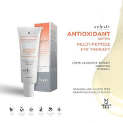 Anti-Aging Multi Peptide Eye Serum for Dark Circles, Under eye Bags and Wrinkles Dermatologist Reviewed Centella Asiatica ...