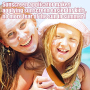 Unscreen Applicator,Sunscreen Brush Applicator,Kids Sunscreen Lotion Applicator Brush,Precision Soft Bristle with Protecti...