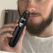 Wahl Groomsman Rechargeable Precision Trimmer for Hygienic Grooming with Rinsable, Interchangeable Heads for Eyebrows, Nec...