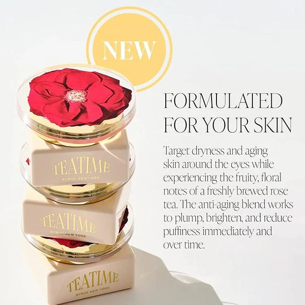 BYROE Rose Tea Eye Cream | Detoxifying Eye Treatment to Visibly Plump and Treat Dark Circles | Tighten and Fill Fine Lines...