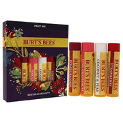 Burt’s Bees Holiday Gift, 4 Lip Balm Stocking Stuffer Products, Beeswax Fruit Set - Pomegranate, Sweet Mandarin, Coconut a...