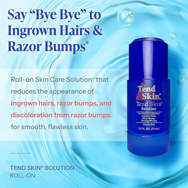 Tend Skin Razor Bump Solution Refillable Roll-On Solution For Unsightly Razor Bumps, Ingrown Hair And Razor Burns, Post Sh...