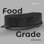 Mainbasics exfoliating silicone body scrubber
