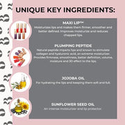 Rinna Beauty Larger Than Life Lip Plumping Oil Gloss with Plumping Peptide, Sunset - Product Image
