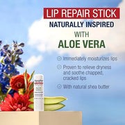 Aquaphor Naturally Inspired Lip Repair Stick with Aloe Vera and Natural Shea Butter, Hydrating Lip Balm Stick Immediately ...