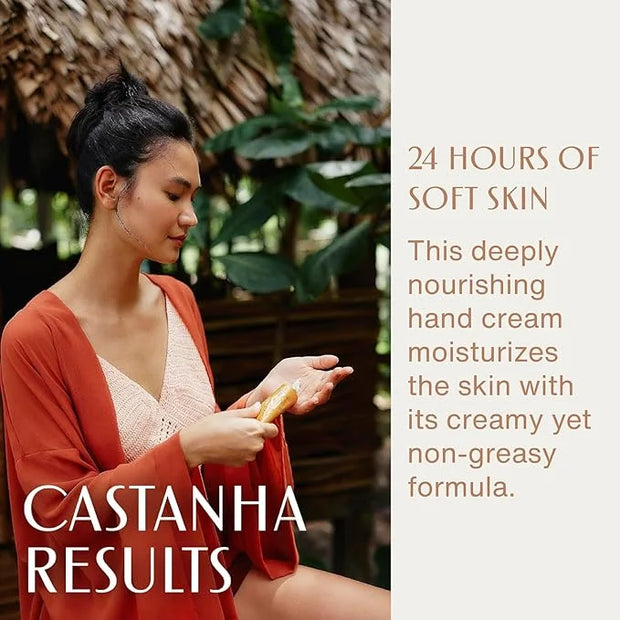 natura - Ekos Castanha (Brazil Nut) Hand Cream - Anti-Dryness Hand Balm - 24-Hour Deep Hydration Skin Moisturizer - Vegan ...