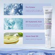 VGO Eye Cream 2% Pro-Xylane Eye Repair Cream for Dark Circles & Puffiness Under Eyes, Pro Xylane + 6D Hyaluronic Acid to F...