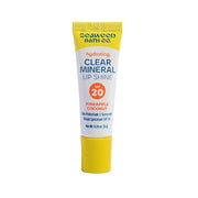 Seaweed Bath Co. Hydrating Clear Mineral Lip Shine SPF 20 Sunscreen Zinc Oxide Lip Balm, .35 Oz, Moisturizing Care for Dry...