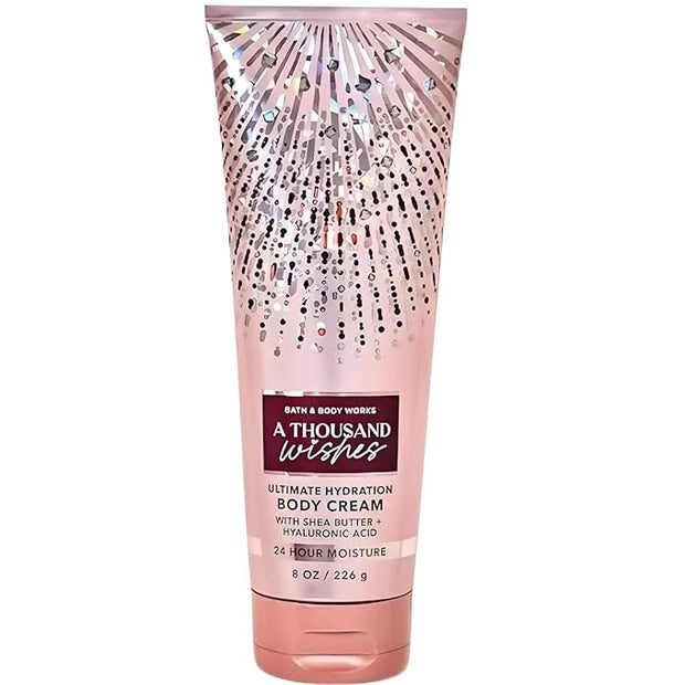 Bath & Body Works A Thousand Wishes Ultimate Hydration Body Cream, 8 Ounce - Product Image