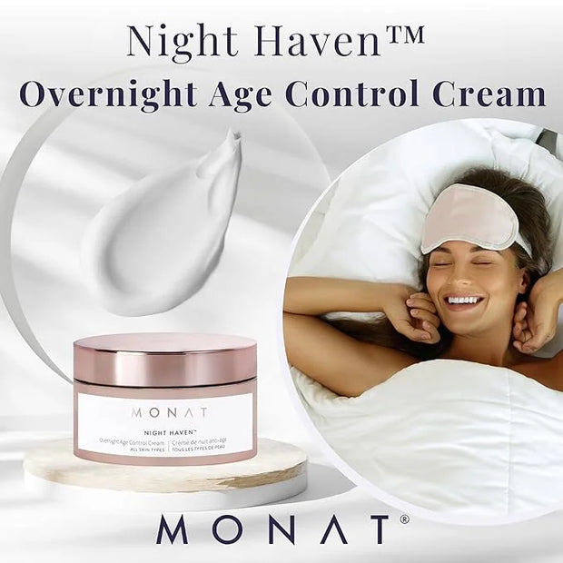 Monat Night Heaven Crème – Intensive Hydrating Moisturizer for Face – Nighttime Repair Cream for Plump & Youthful Skin – A...