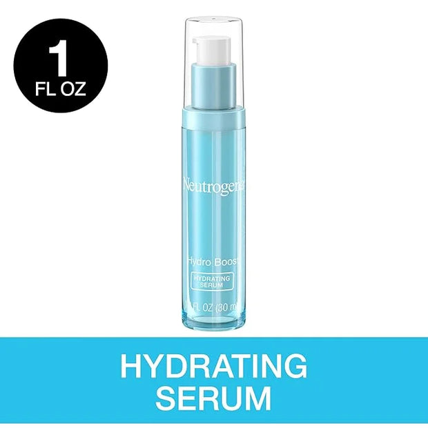 Neutrogena Hydro Boost Hydrating Hyaluronic Acid Serum, Hydrating Face Moisturizer For Dry Skin, Oil-Free Non-Comedogenic ...