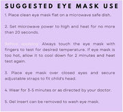 GlamBaby Eye Care - Unbearable Bump™ Eye Mask - Stye Mask for Kids - One Heat and Cooling mask - Microwave Safe - Product ...