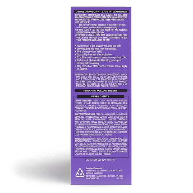 SoftSheen-Carson Dark and Lovely Fade Resist Rich Conditioning Hair Color, Permanent Hair Color, Up To 100 percent Gray Co...