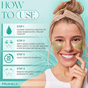 Korean 60pcs Aloe Vera Collagen Under Eye Gel Patches Mask, Treatment for Puffy Eyes, Dark Circles, Anti Wrinkle Pads, Moi...