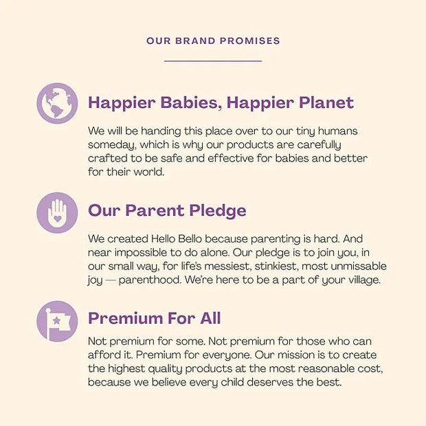 Hello Bello Kids Shampoo and Body Wash, Gentle Hypoallergenic Tear-Free Formula, Vegan and Cruelty-Free, Creamy Coconut Sc...