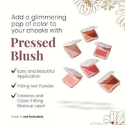Paul & Joe Pressed Blush Palette Refill Only, Case Sold Separately, Oil-Absorbing Blush Powder, Bi-Color Face Blushes with...