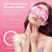 18 Packs Heated Steam Eye Mask for Sleeping Rest Self-Heating Eye Mask for Dry Eyes Boasting 40 Minute Heating Warm Compre...