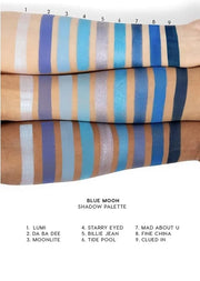 Colourpop Blue Moon Eyeshadow Palette, Powder - Product Image