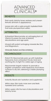 Advanced clinicals niacinamide serum -