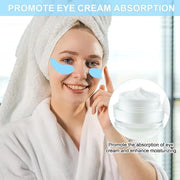 Reusable Eye Patch, Silicone Reusable Eye Gel Pads Eye Wrinkle Patches Under Eye Mask, Plump Fine Lines & Wrinkles with Me...
