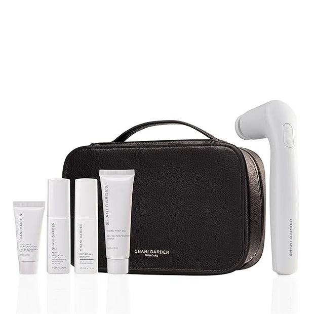 SHANI DARDEN SKIN CARE Sculpt & Firm Travel Kit, Facial Sculpting Wand, Attachments, Retinol Reform & Lactic Serums, Pepti...